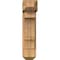 Ekena Millwork Balboa Craftsman Smooth Bracket w/ Offset Brace, Western Red Cedar, 7 1/2"W x 20"D x 32"H BKT0806X20X32BOA04SWR - alternate 3